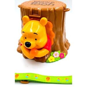 Tokyo Disney Resort Winnie the Pooh Tree Stump Popcorn Bucket Piglet Lanyard